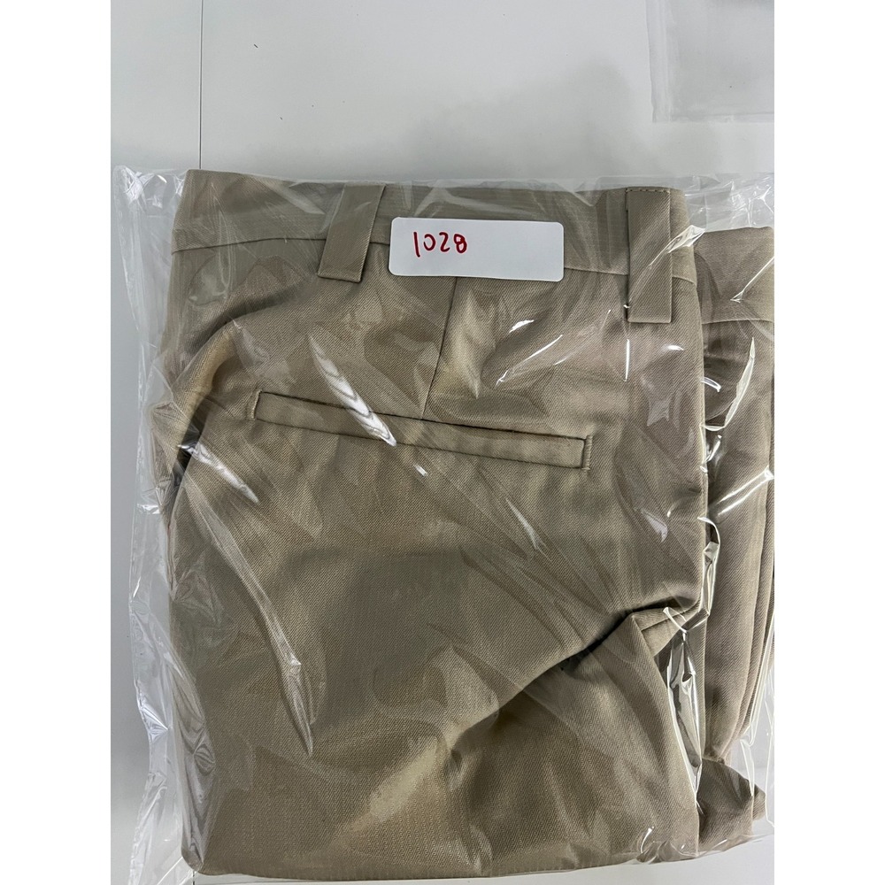 Kenneth Cole Reaction Dress Pants Mens 36x29 Beige Flat Front Career - Picture 9 of 9